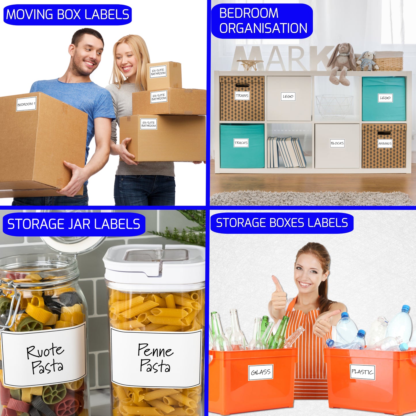 Packing Labels for Moving House