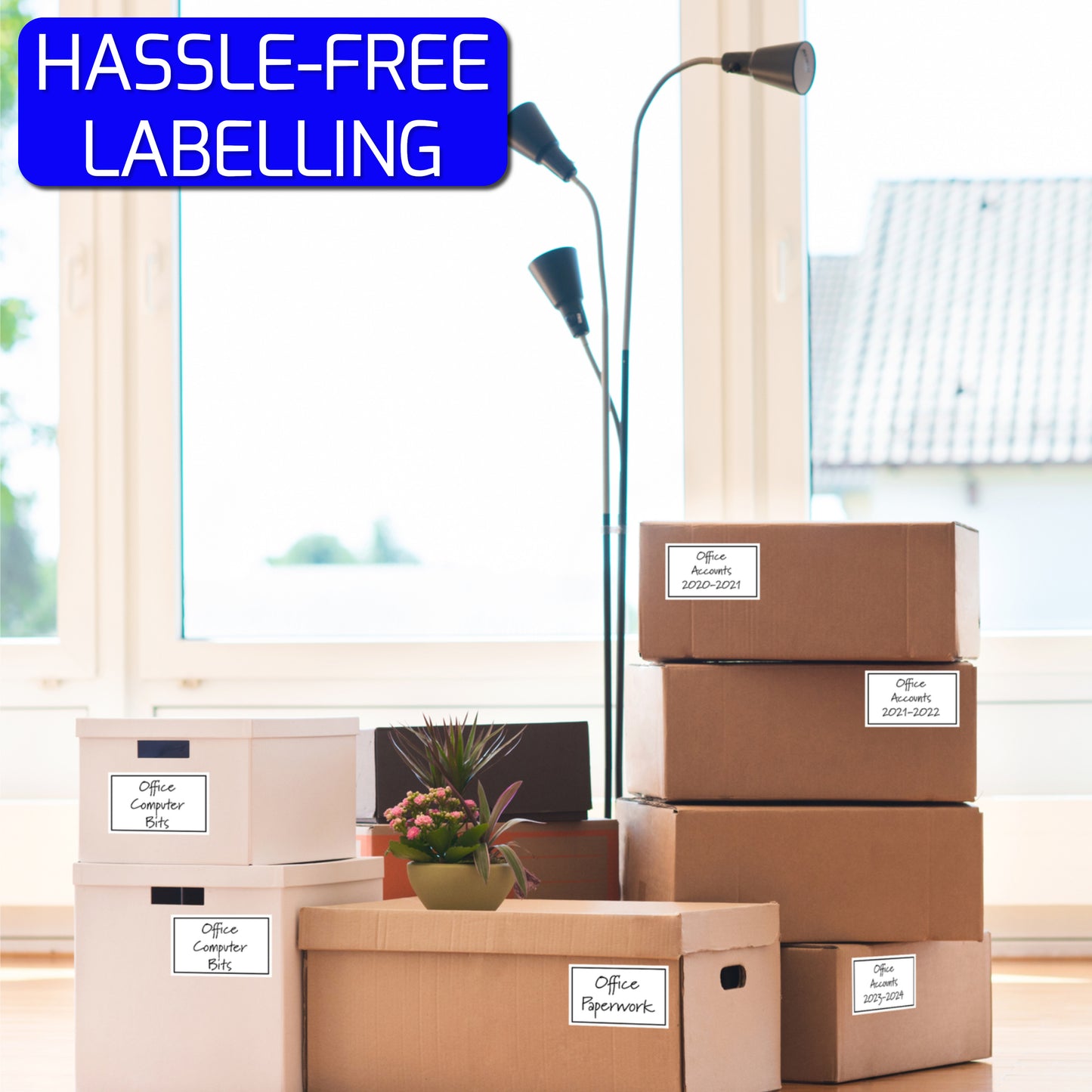 Packing Labels for Moving House