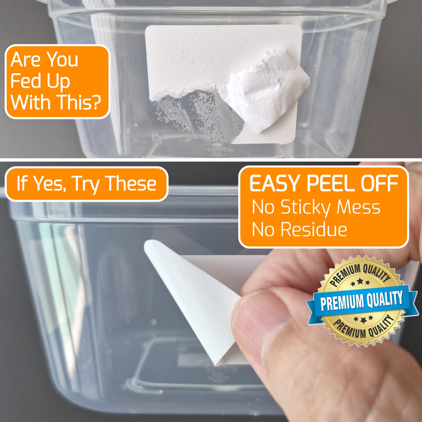 Easy Peel Off Labels