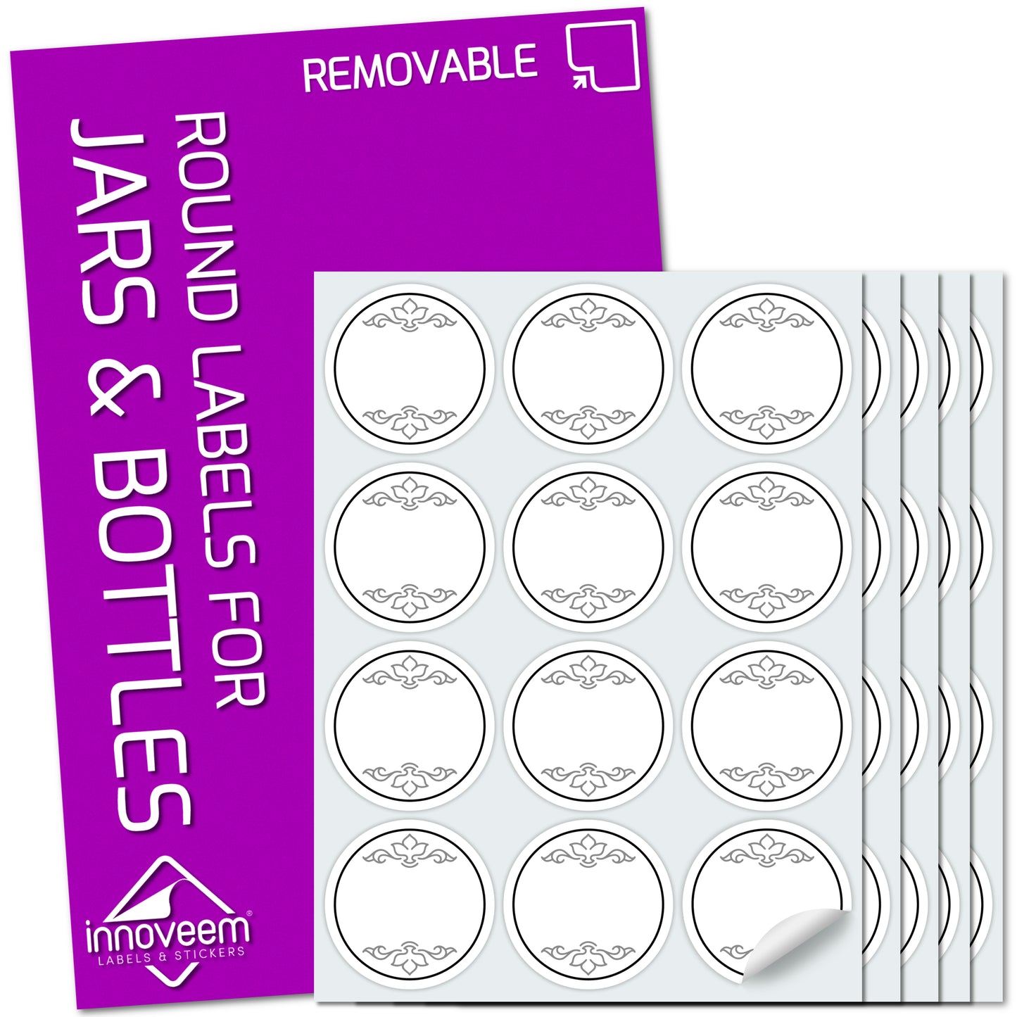 Round Labels for Jars & Bottles
