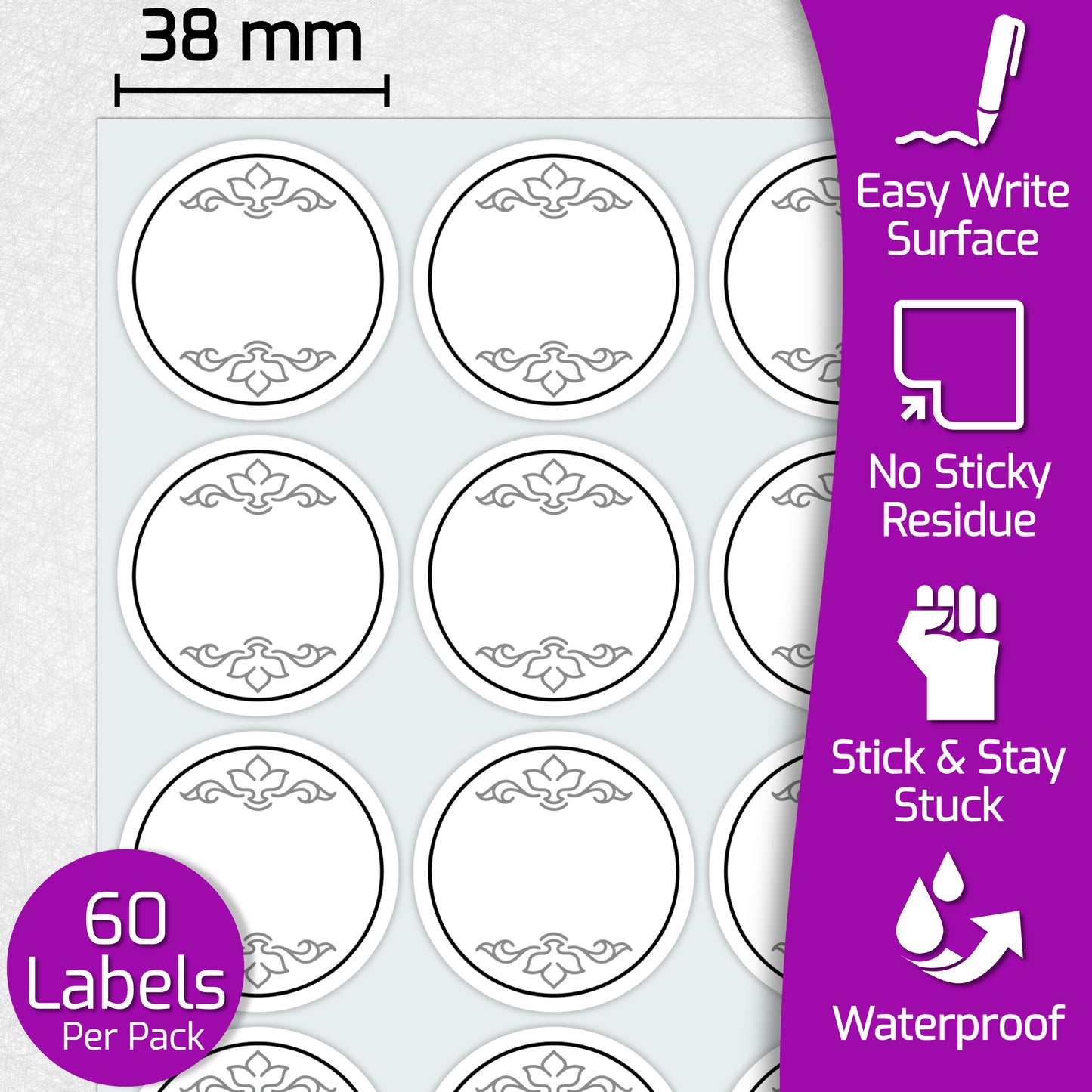 Round Labels for Jars & Bottles