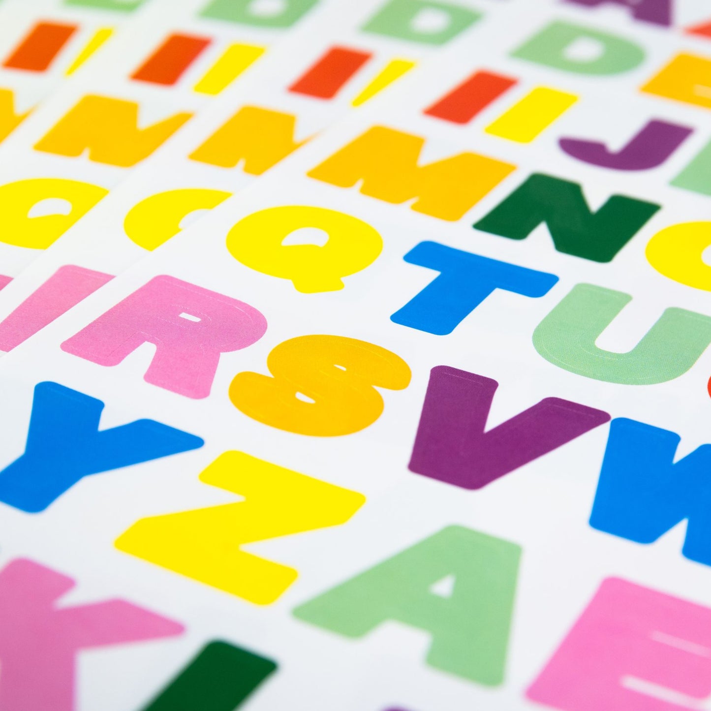 Sticky Letters for Crafts