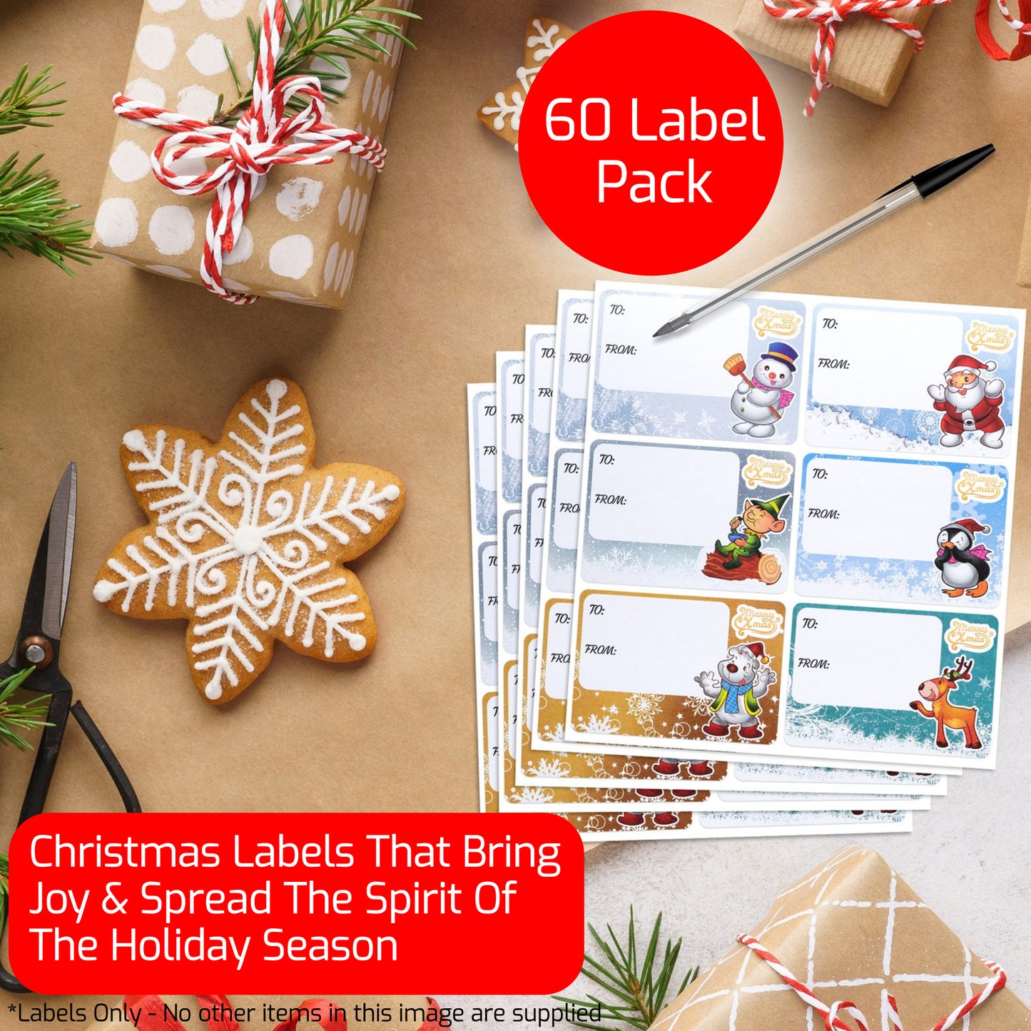 Christmas Labels Stickers
