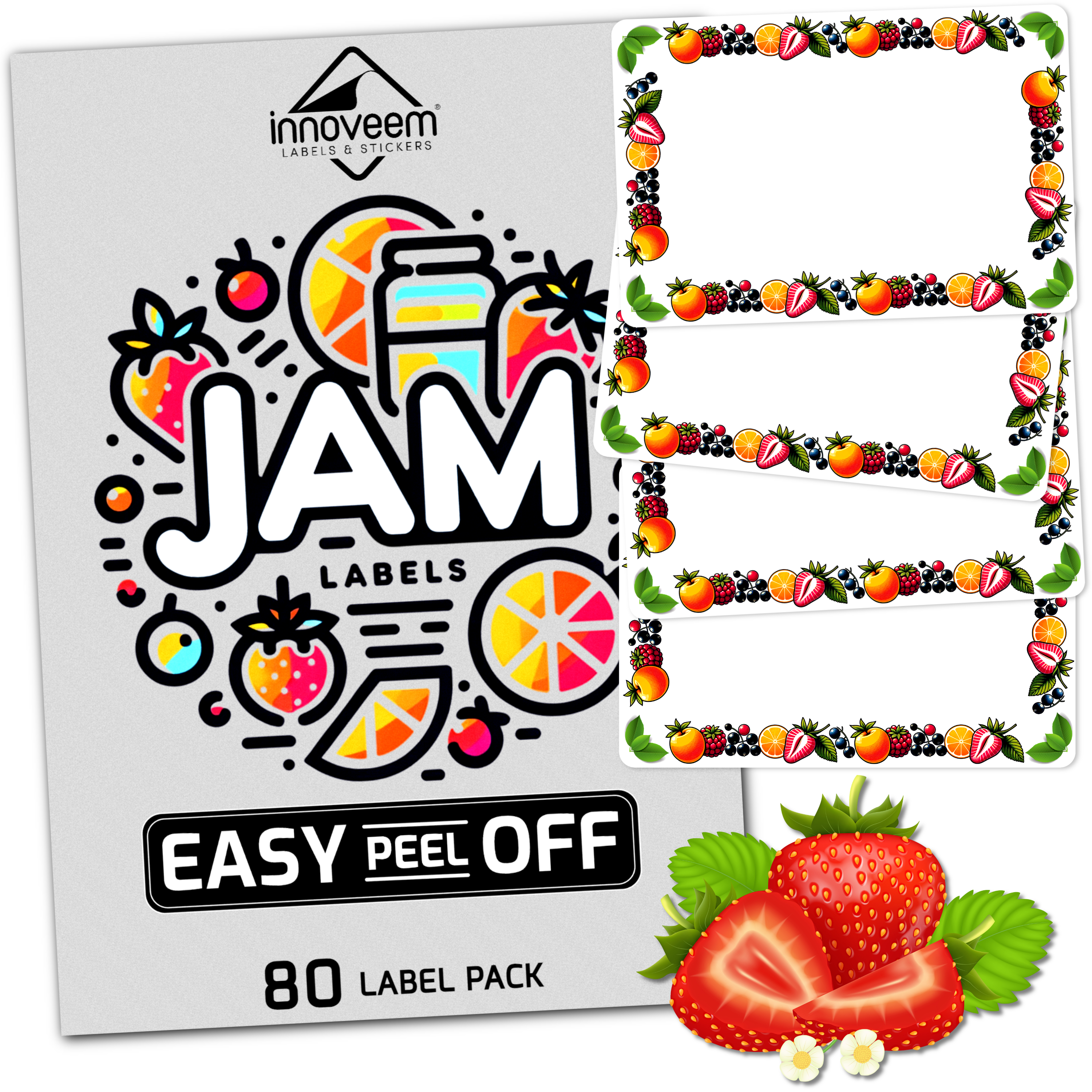 Jam Labels | Jam Jar Labels | Labels for Jars – Innoveem