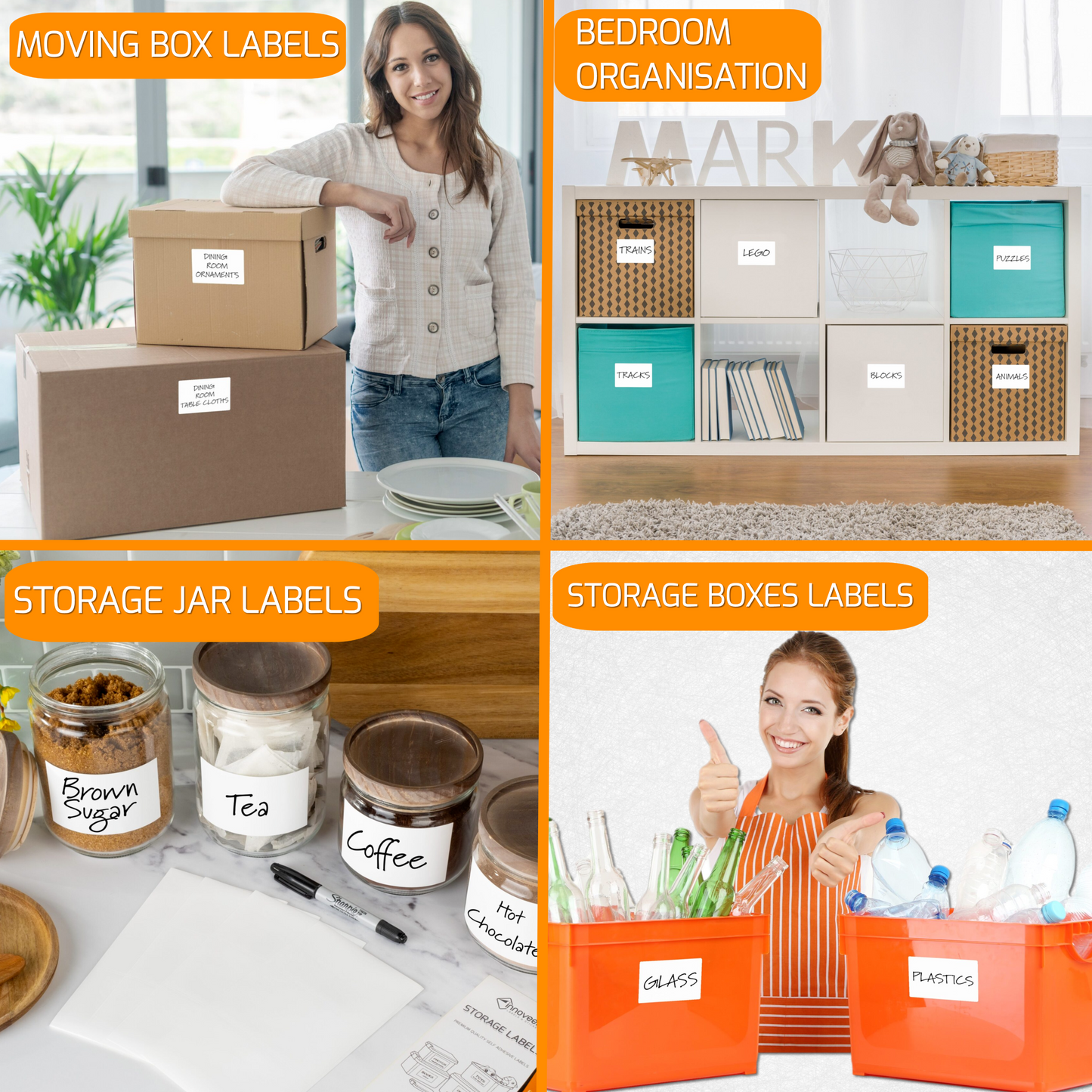 Large Labels For Storage Boxes