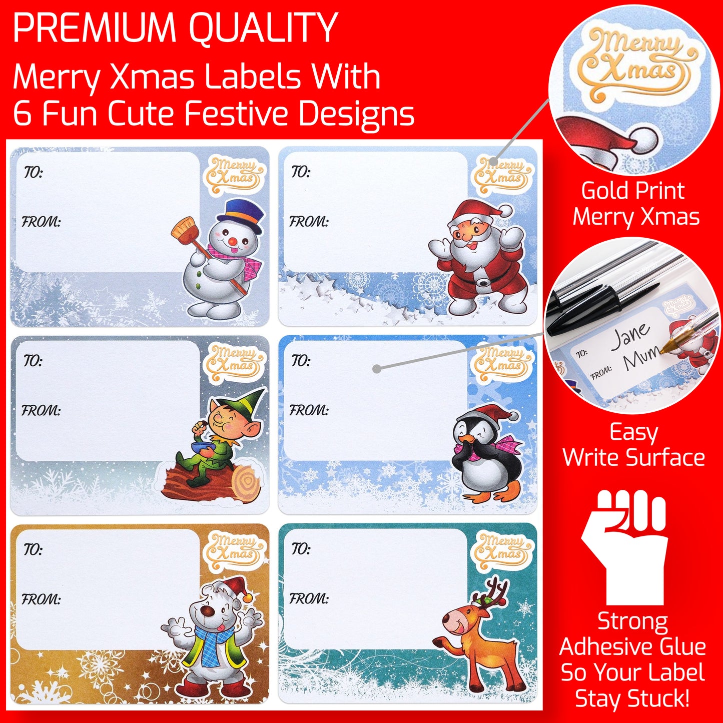 Christmas Labels Stickers
